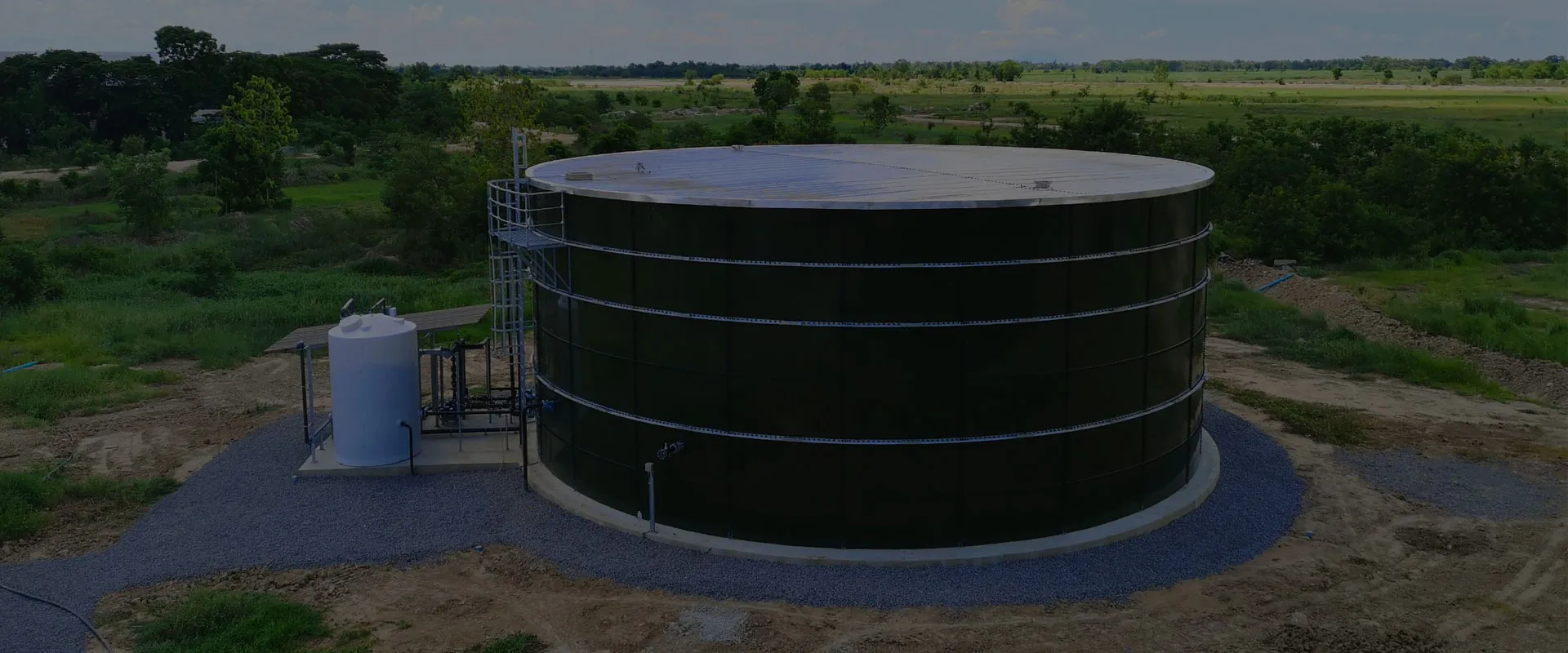 Installation of Glass Fused to Steel Tanks