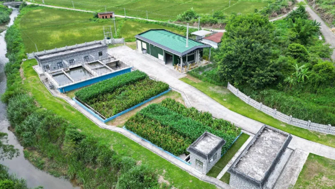 Integrated Model for Domestic Wastewater Treatment, Solid Waste Management, and Sanitary Toilet Construction