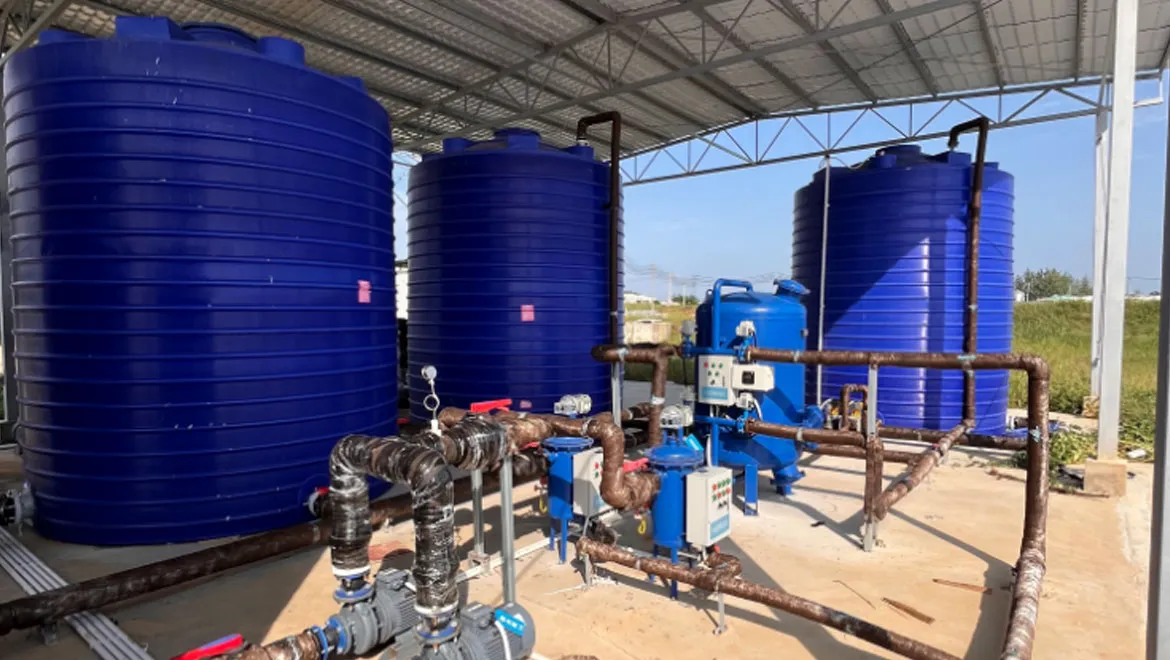 Reclaimed Water Reuse Project for Odor Control at a Wens Swine Farm in Anhui