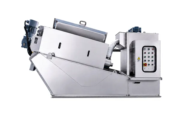 Screw Press Sludge Dewatering Machine